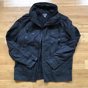 Men's H&M Bomber Moto Spring Fall Jacket Black